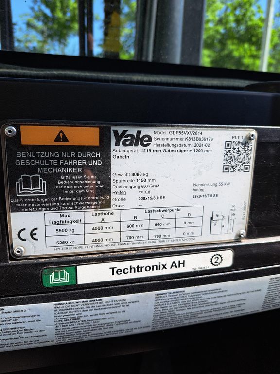 Dieselstapler Yale GDP 55 VX gebraucht Yale GDP 55 VX * Dieselstapler