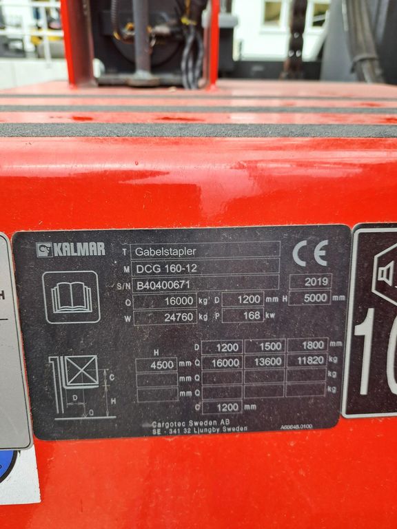 Dieselstapler Kalmar DCG160-12 gebraucht Kalmar DCG160-12 * Dieselstapler